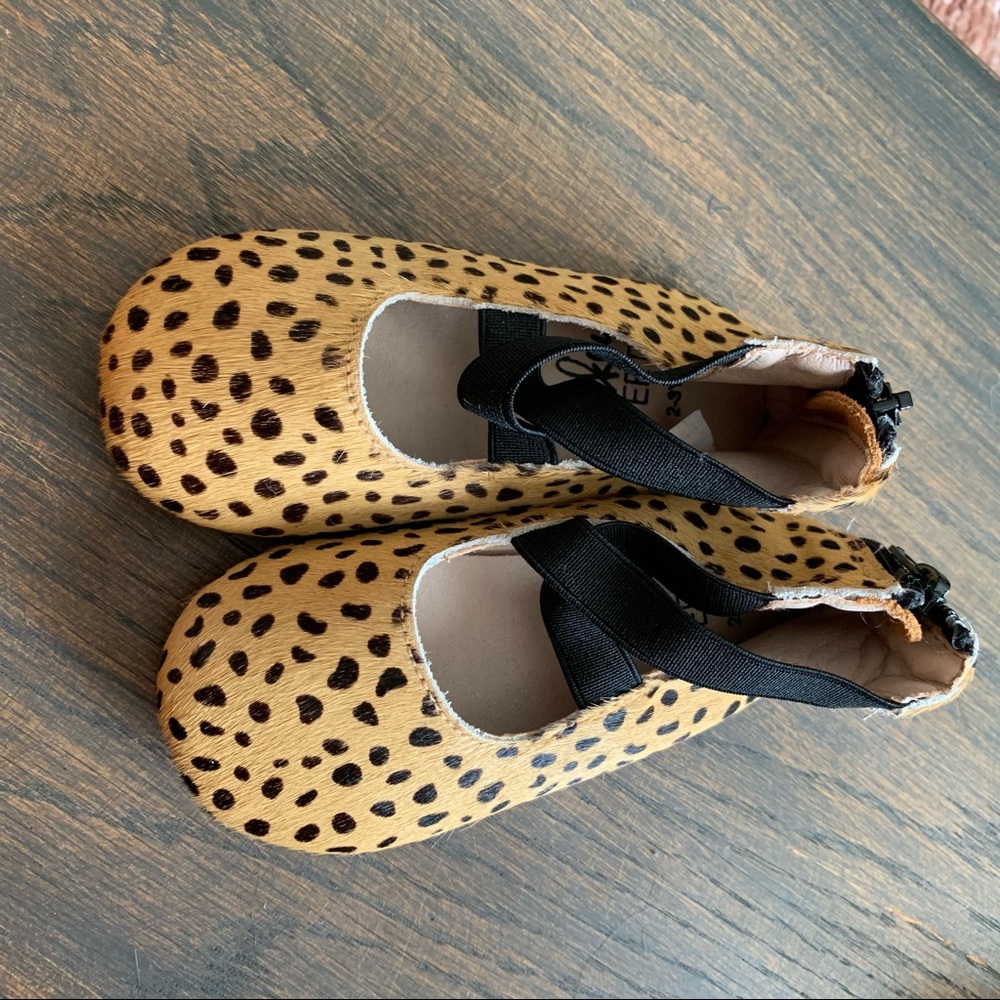Money feet animal print shoes